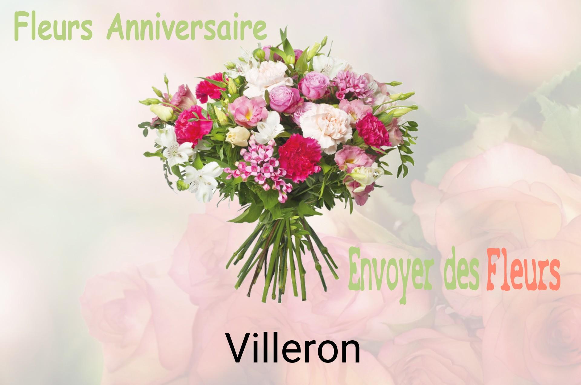 Bouquet de fleurs d’anniversaire livré à Villeron