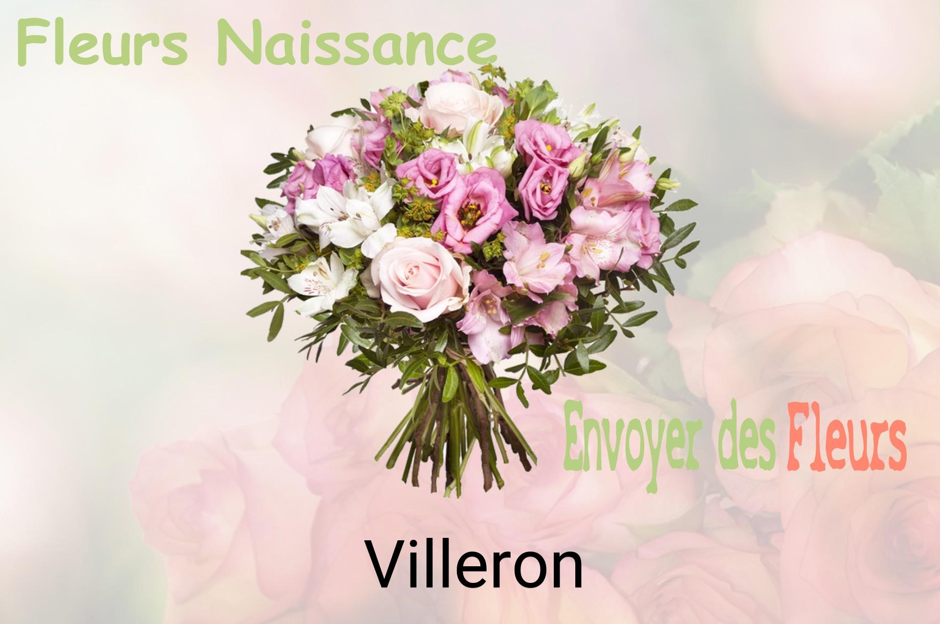 Bouquet de fleurs de naissance livré à Villeron